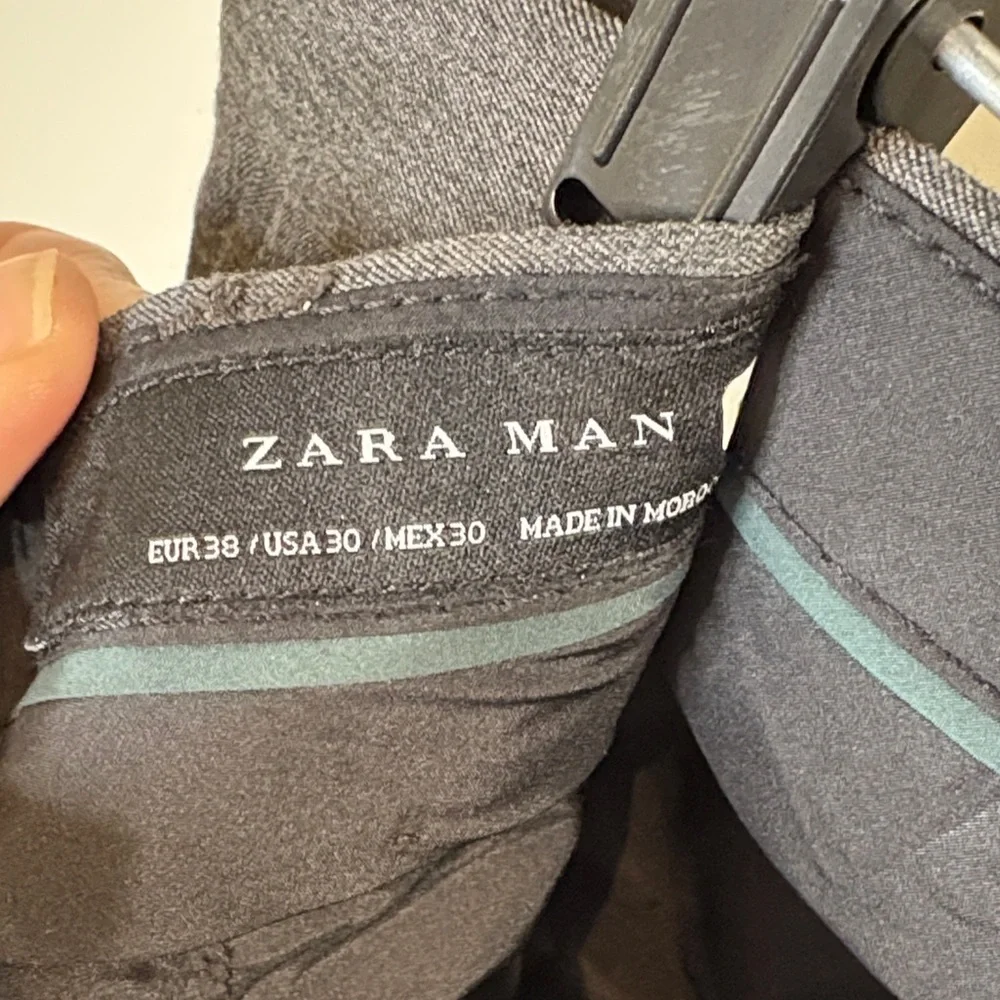 Zara Men's Charcoal Dress Pants 30x30